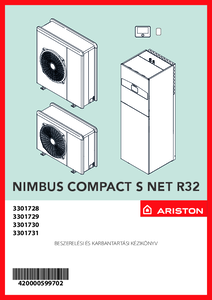 Nimbus Compact S Net R32 levegő-víz hőszivattyú - szerelési útmutató