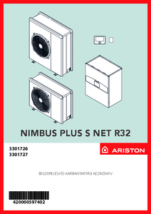 Nimbus Plus S Net R32 levegő-víz hőszivattyú - szerelési útmutató