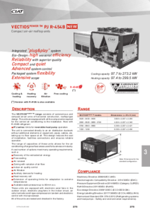 CIAT Vectios Power™ R454B (98-273 kW) Roof-top klímák - részletes termékismertető