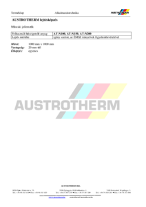 Austrotherm EPS AT-LK lejtésképzés - műszaki adatlap
