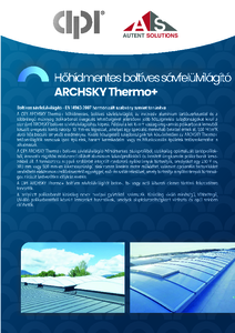 ARCHSKY Thermo+ hőhídmentes boltíves sávfelülvilágító - általános termékismertető