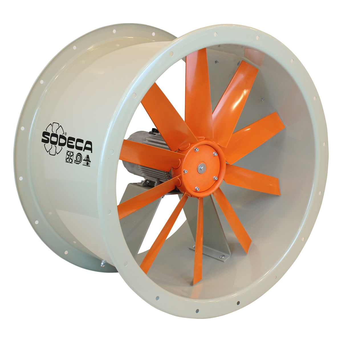 Sodeca HCT/EC axiális csőventilátorok EC technológiás IE5 motorral