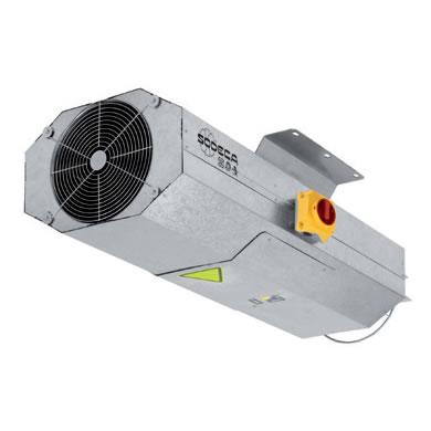 Sodeca HCT/IMP nagy hatótávolságú, egyirányú vagy reverzibilis JET ventilátorok