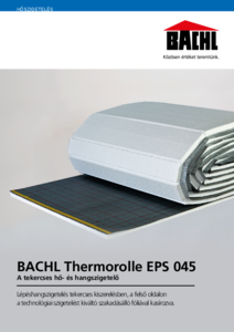 BACHL Thermorolle EPS 045 tekercses hő- és hangszigetelés - műszaki adatlap
