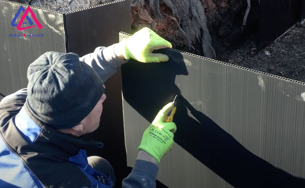 Alapozás kivitelezése Ecoform könnyűzsalu rendszerrel