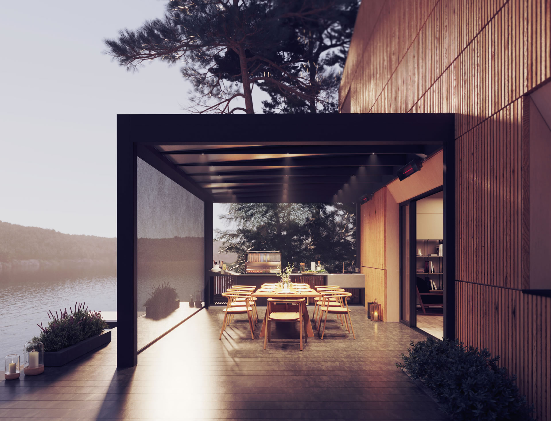 Brustor B800 pergola