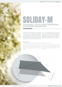 SOLIDAY-M napvitorla - részletes termékismertető