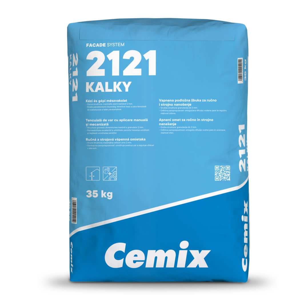 Cemix 2121 Kalky kézi és gépi mészvakolat