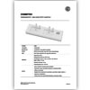 CLEANTEC washBASIN WB02 mosdók - műszaki adatlap