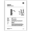EXTREME SD mosdópultra szerelhető szappanadagoló - műszaki adatlap