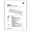CLEANTEC washBASIN WB04 mosdók - műszaki adatlap