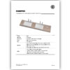 CLEANTEC washBASIN WB05 mosdók - műszaki adatlap
