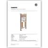 CLEANTEC AirTAP Frame Set fali elem - műszaki adatlap