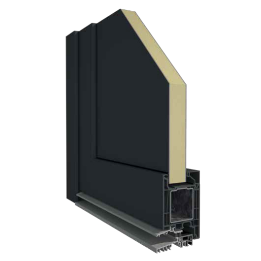 Deceuninck Elegant Infinity 76 bejárati ajtó