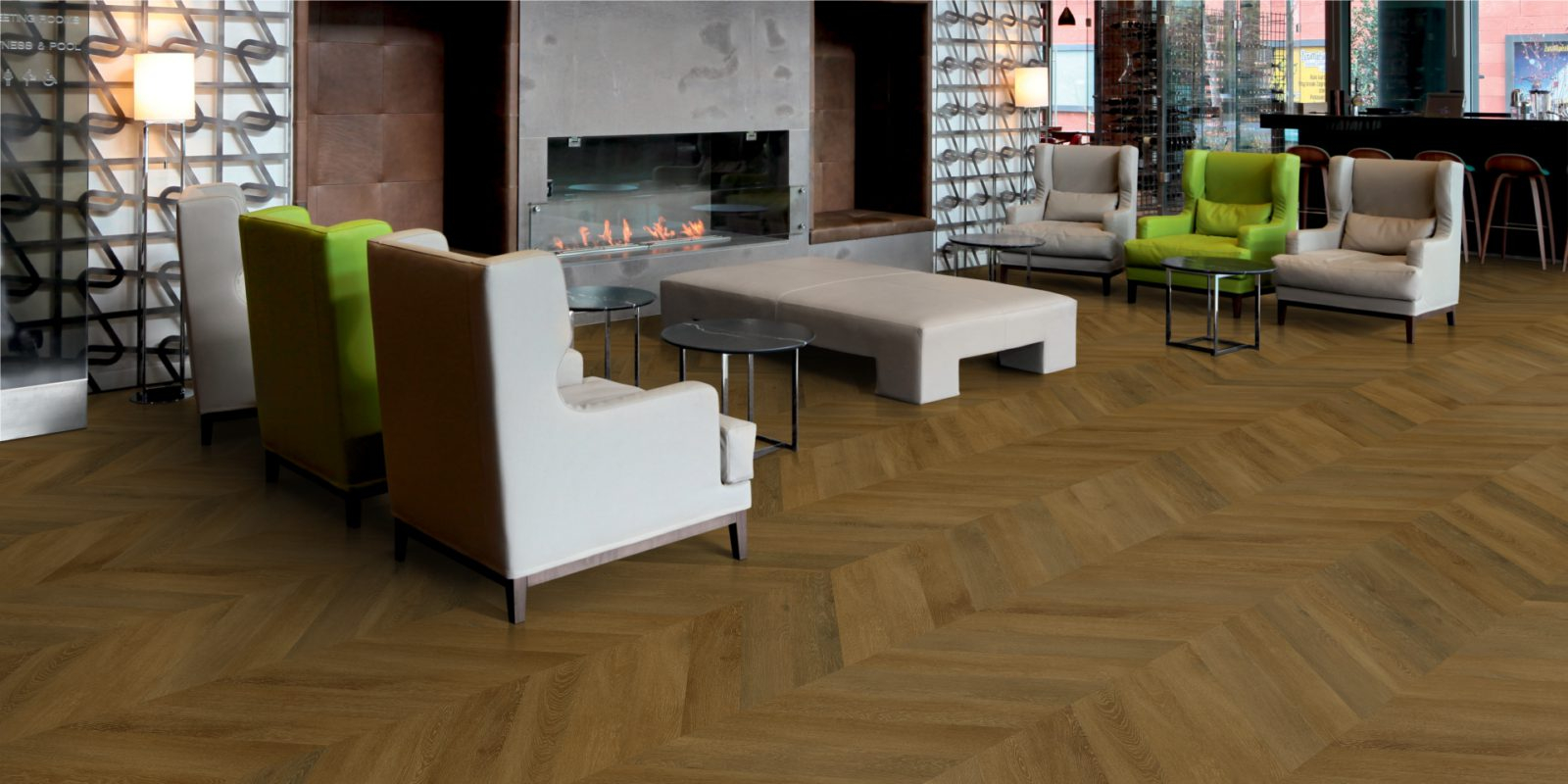 Aspecta Contours Brienz - Chevron LVT burkolat