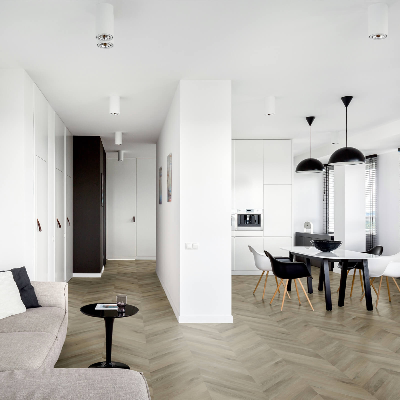 Aspecta Contours Constace - Chevron LVT burkolat