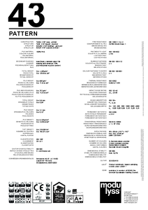 modulyss Pattern modul szőnyegpadló - műszaki adatlap