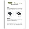 Milliken OBEX™ Bar szennyfogó szőnyeg - Fektetési és karbantartási útmutató - alkalmazástechnikai útmutató