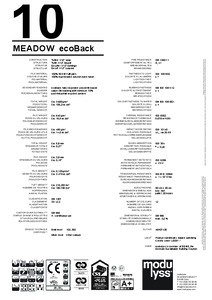modulyss Meadow modul szőnyegpadló - műszaki adatlap