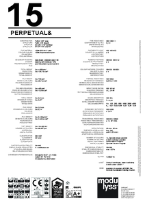 modulyss Perpetual& modul szőnyegpadló - műszaki adatlap