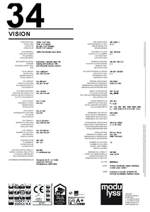 modulyss Vision modul szőnyegpadló - műszaki adatlap