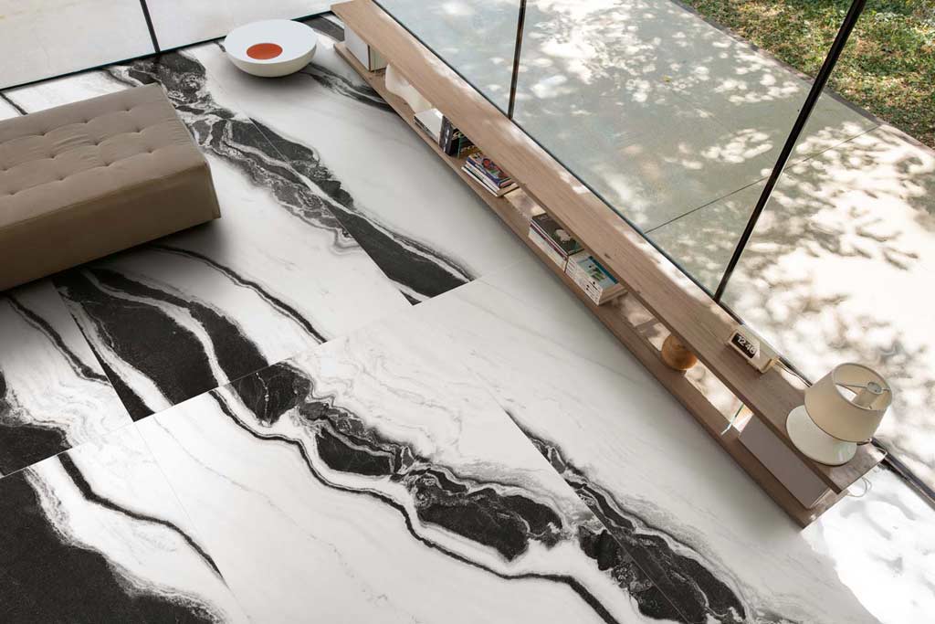 B&W Marble kerámiaburkolat