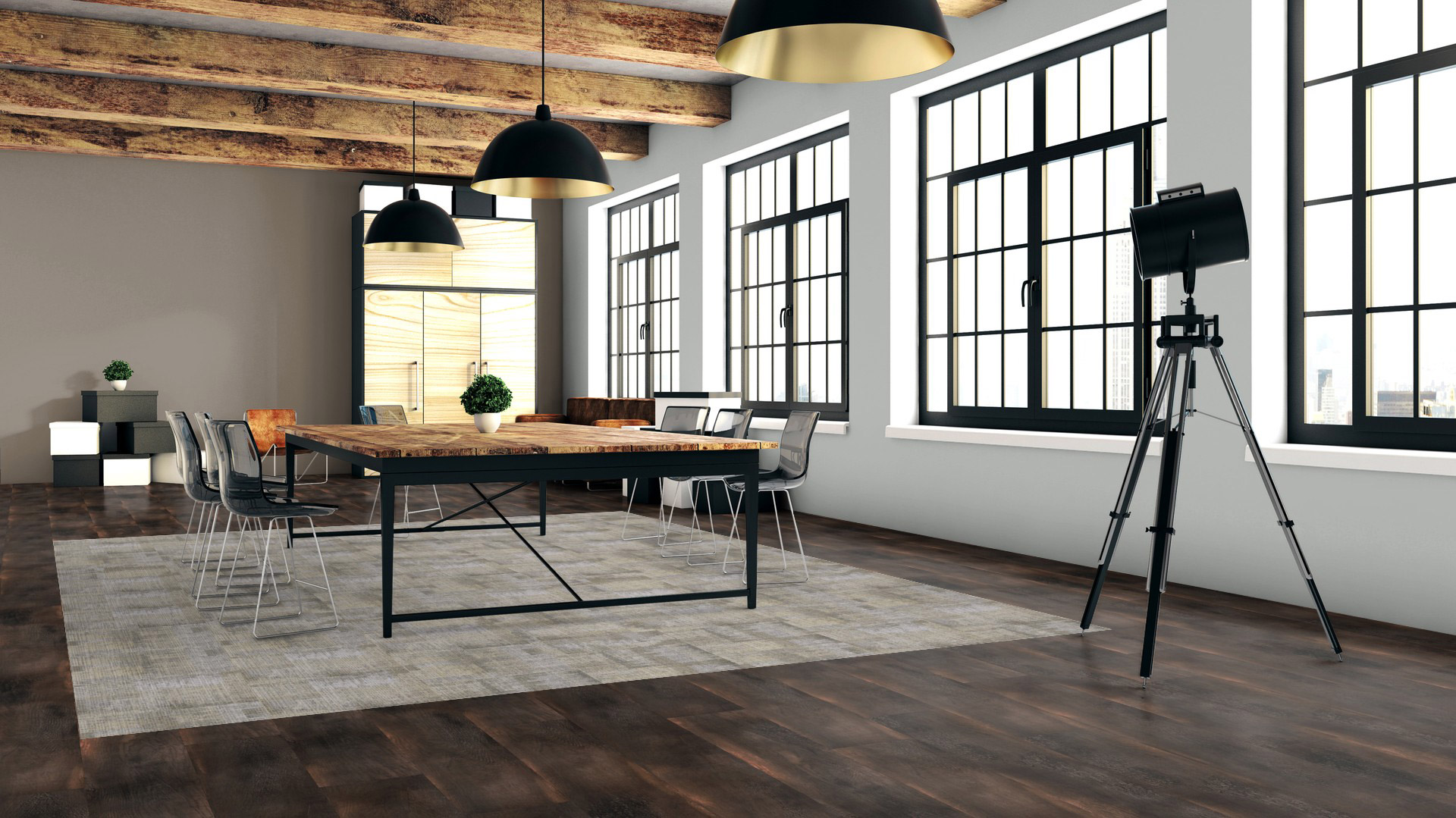 Milliken Change Agent LVT burkolat -Conjure