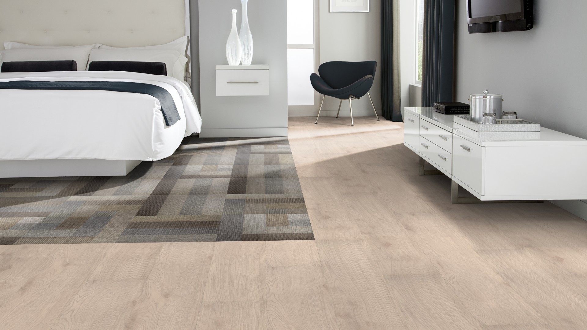 Milliken Change Agent LVT burkolat - Rootwork