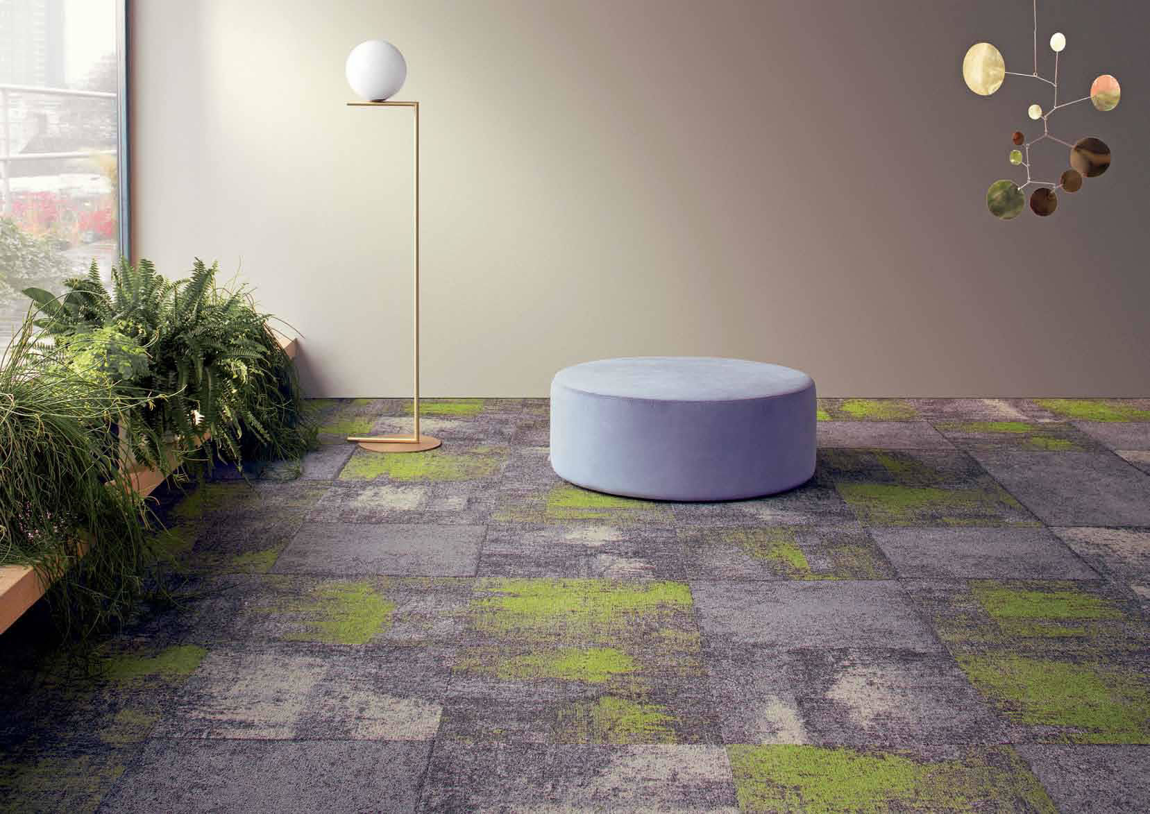 Milliken Comfortable Concrete 2.0 modul szőnyegpadló