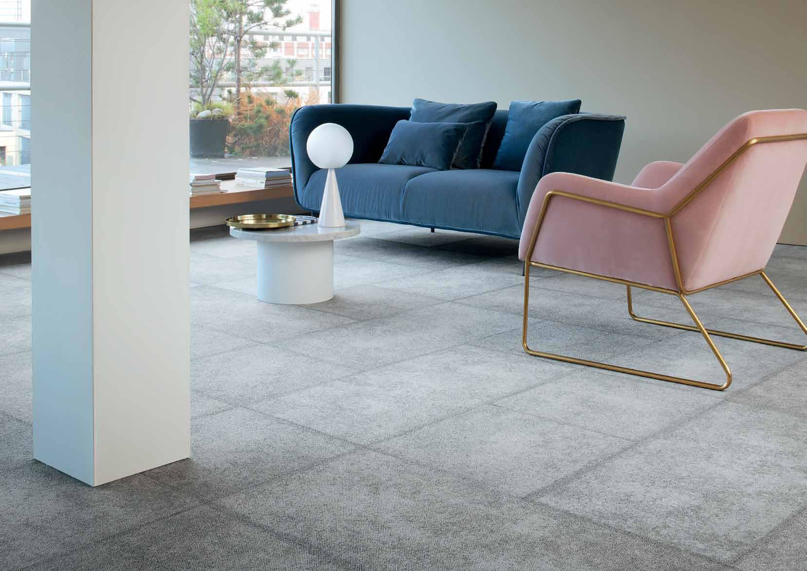 Milliken Comfortable Concrete 2.0 modul szőnyegpadló