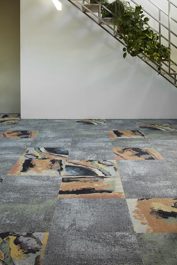 Milliken Comfortable Concrete Retold modul szőnyegpadló