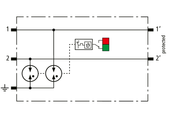 BLITZDUCTORconnect - Modular dugaszolható villámáram-levezető és túlfeszültség-korlátozó készülék
