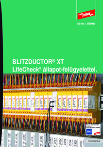 BLITZDUCTOR XT LifeCheck állapotfelügyelettel
 - részletes termékismertető