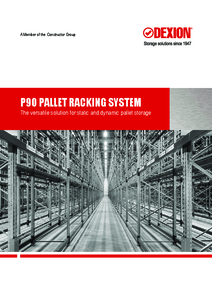 P 90 raklapos állványrendszer - részletes termékismertető