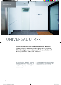 Domoferm Universal UT431 tűzgátló acélajtó - általános termékismertető