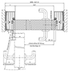 Domoferm Premium US6xx tűzgátló acélajtó - vízszintes metszet 1. - CAD fájl