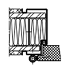Domoferm Universal UT431 tűzgátló acélajtó - tokváltozat 3. - CAD fájl