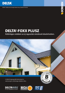 DELTA-FOXX PLUS tetőalátétfólia - részletes termékismertető