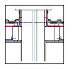 Kéménycsatlakozás <br> (keresztmetszet) - CAD fájl