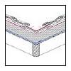 Fektetett vápa támaszléccel - CAD fájl