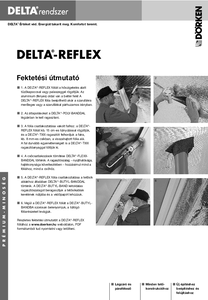 DELTA-REFLEX lég- és párazáró fólia - alkalmazástechnikai útmutató