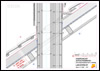 Szarufák fölötti szigetelés felújítása <br> 
kéménycsatlakozás, eresz és gerinc oldali - CAD fájl