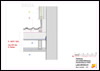 Szarufák fölötti szigetelés felújítása <br> 
tűzfalcsatlakozás - CAD fájl