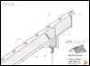 Kétszeres  kiszellőztetésű tetőszerkezet <br>
túlnyúló félnyeregtető - CAD fájl