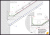 Kétszeres kiszellőztetésű tető <br>
Alátéthéjazat teljes deszkázatú tetőkhöz <br>
belső ereszcsatlakozás - CAD fájl