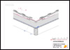 Szarufák fölötti hőszigetelés <br>
cserépléc síkjára fektetett vápakialakítás, segédléccel - CAD fájl