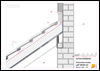 Szarufák fölötti hőszigetelés <br> 
félnyeregtető falcsatlakozás - CAD fájl