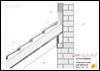 Szarufák fölötti hőszigetelés <br> 
félnyeregtető falcsatlakozás - CAD fájl