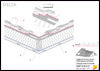 Egyszeres átszellőztetésű tető <br>
Alátéthéjazat teljes deszkázatú tetőkhöz <br>
cserépléc síkjára fektetett vápakialakítás, segédléccel - CAD fájl