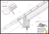 Egyszeres átszellőztetésű tető <br>
Alátéthéjazat teljes deszkázatú tetőkhöz <br>
ereszkialakítás ereszbe csatlakozó alátéthéjazattal - CAD fájl